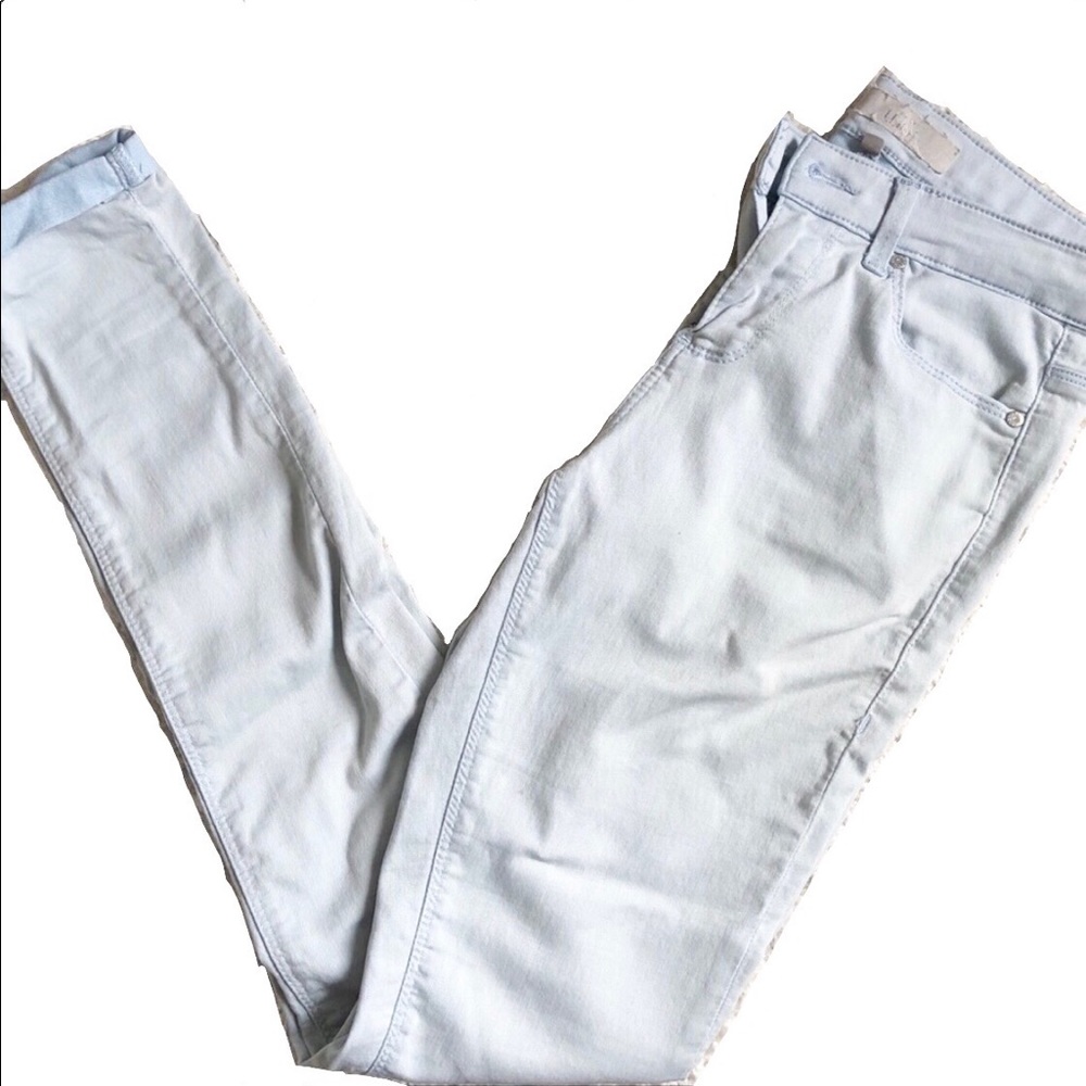 TOPSHOP baby blue jeggings